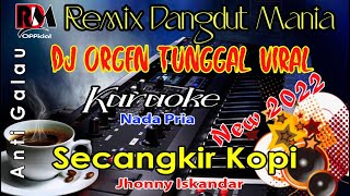 Karaoke Secangkir Kopi Nada Pria  Dj Remix Dangdut Orgen Tunggal Full Bass Cover By RDM [upl. by Myk]