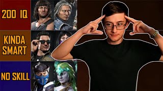 The EASIEST CHARACTERS in Mortal Kombat 11 Tier List [upl. by Almund]