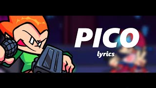 Friday Night Funkin’  “Pico” Lyrics [upl. by Eelsha]