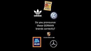 Do you pronounce these German brands correctly 🧐🇩🇪 Quick summary of my most popular YT video😊 [upl. by Denni]