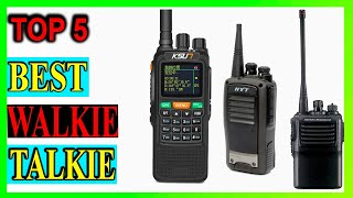 Top 5 Best Walkie Talkie Review in 2024 [upl. by Aneek783]