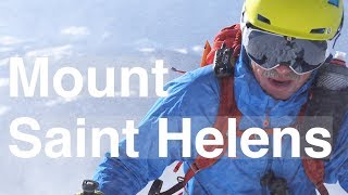 Mount St Helens Climbing and Skiing an Active Volcano [upl. by Annal]