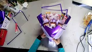 Simple DIY Chocolate Bouquet Tutorial [upl. by Grae854]