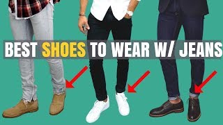 Top 9 Shoes To Wear With Jeans [upl. by Balfour]