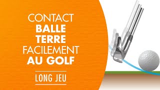 Contact balle terre au golf compressez enfin la balle [upl. by Ilise]