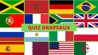 QUIZ DRAPEAUX SIMPLE  IMPOSSIBLE 40 DRAPEAUX [upl. by Howenstein]