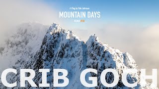 Crib Goch  A Majestic Winter Traverse in the snow  Filmed entirely on DJI Mini 3 Pro [upl. by Thetos]