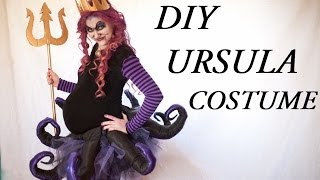 How To Make A Homemade Ursula Costume [upl. by Aiciruam]