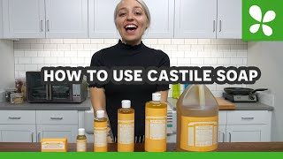 How To Use Dr Bronners Castile Soap [upl. by Aerdnod]