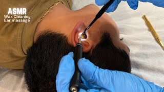 ASMR ASMR Professional Ear wax Cleaning Best Ear Wax Removal ear massage with bf pt1 [upl. by Sarge]