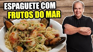 ESPAGUETE COM FRUTOS DO MAR DO CHEF TAICO [upl. by Laughry]