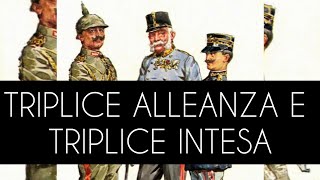 Triplice alleanza e triplice intesa 1882 e 1907 [upl. by Duaner878]