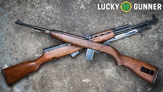 M1 Carbine versus SKS Milsurp Showdown [upl. by Nyliahs796]