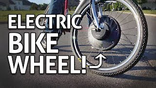 Easy  Cheap eBike Motorized Wheel Conversion Kit REVIEW [upl. by Calisa]