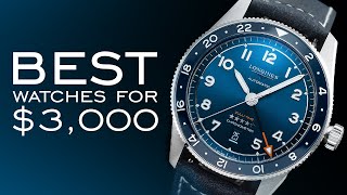 The BEST Watches For 3000 In Every Category  Everyday AviationGMT Dress Dive amp Chronograph [upl. by Luehrmann]