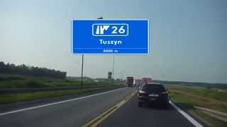 Autostrada  Highway A1 Piotrków T  Tuszyn [upl. by Anerev]