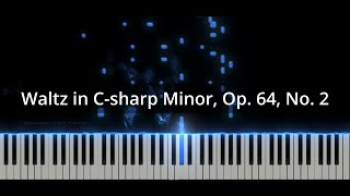 Chopin  Waltz in Csharp Minor Op 64 No 2  NVKpiano [upl. by Delija]