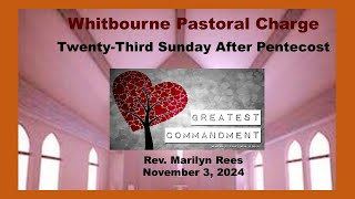 Whitbourne PC Nov 3 worship service [upl. by Aidil106]