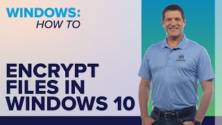 How to Secure Files and Folders in Windows 10 with Encryption [upl. by Mathews]