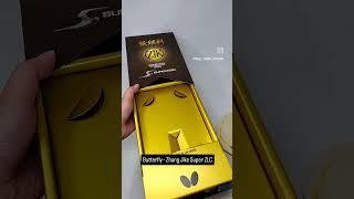 Unboxing 400 Butterfly Zhang Jike Super ZLC table tennis blade [upl. by Auqkinahs915]