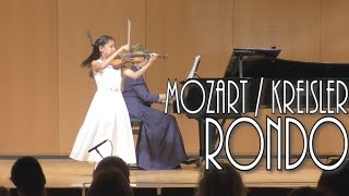 Mozart Serenade No 7 in D major K 250 quotHaffnerquot IV Rondo arr Kreisler  Leia Zhu [upl. by Glanti338]