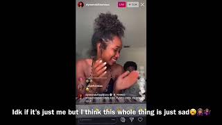 dymondsflawless goes CRAZY on live MUST WATCH HER PARENTS FIGHT👀👀🤦🏽‍♀️ [upl. by Kast]