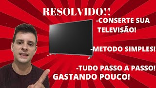 Smart TV não aparece imagem PROBLEMA RESOLVIDO [upl. by Jacobba]