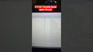 P2102 Throttle body open circuit Avanza [upl. by Seavir358]