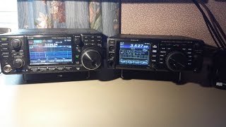 ICOM IC7300 VS Yaesu FT991A compared [upl. by Odlaner734]