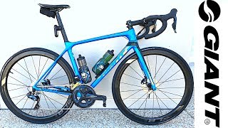 NEW BIKE DAY Giant TCR Advanced Pro 0 Disc 2019 [upl. by Lebatsirc]