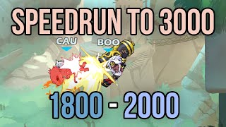 Brawlhalla Speedrun to 3000 ELO  1800  2000 [upl. by Thorrlow]