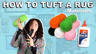 TUFTING 101 Materials [upl. by Aron]