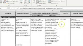 HOW TO CREATE DEVELOPMENT PLAN PART 4 IN IPCRF [upl. by Zoeller]