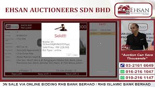 PROPERTY AUCTION SALE VIA ONLINE BIDDING RHB BANK BERHAD  RHB ISLAMIC BANK BERHAD [upl. by Cirdor]