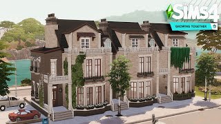 San Sequoia Townhouses  The Sims 4 Growing Together No CC build [upl. by Carl]