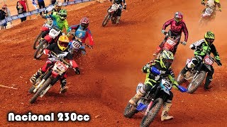 Corrida Nacional 230cc em São José  3a etapa Campeonato Catarinense de Motocross [upl. by Einnel]