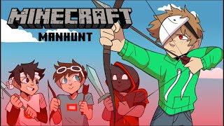 Minecraft Manhunt But Its Animated [upl. by Novahc]