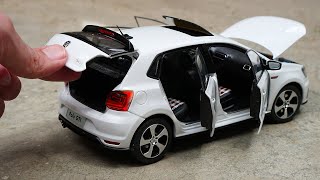 Unboxing of VW POLO GTI 118 Scale Diecast Model Car  Adult Hobbies [upl. by Bud652]