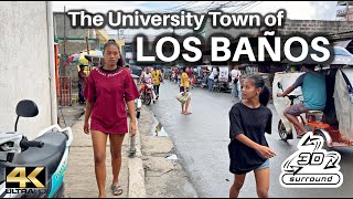 Walking Around LOS BAÑOS Laguna Philippines 4K [upl. by Rizika]