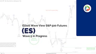 Elliott Wave View SampP 500 Futures ES Wave 5 In Progress [upl. by Nolat]