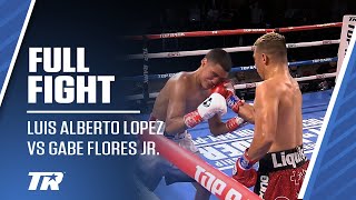 Luis Alberto Lopez Brutally Beats Down Gabe Flores Jr  FULL FREE FIGHT [upl. by Novyad]