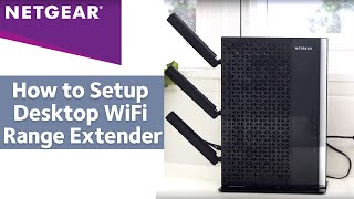 How to Setup NETGEAR Desktop WiFi Range Extender [upl. by Wilda581]