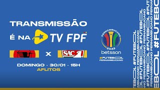 Íbis X Salgueiro  2º Rodada  Pernambucano Betsson 2022 [upl. by Saretta]