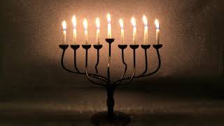 Eighth Night of Hanukkah candles in a menorah [upl. by Emor106]