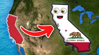 California  Geography amp Counties  50 States of America [upl. by Layap973]