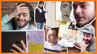 Un ARTIST GRAFIC reacționează la DESENELE YOUTUBERILOR ROMÂNI [upl. by Heidi798]