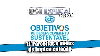 ODS 17 Parcerias e meios de implementação • IBGE Explica [upl. by Anegue105]