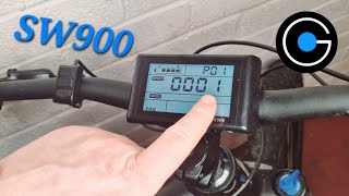 SW900 Guide Settings Error Codes Fault Fixes How To Use Ebike Display [upl. by Yeslah919]