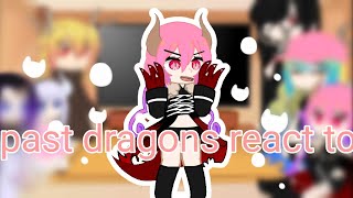 Past dragons from Kobayashi maid dragon react to future [upl. by Nalac]