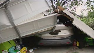 Guadalupe County community recovering from damages caused by severe weather [upl. by Esenwahs]